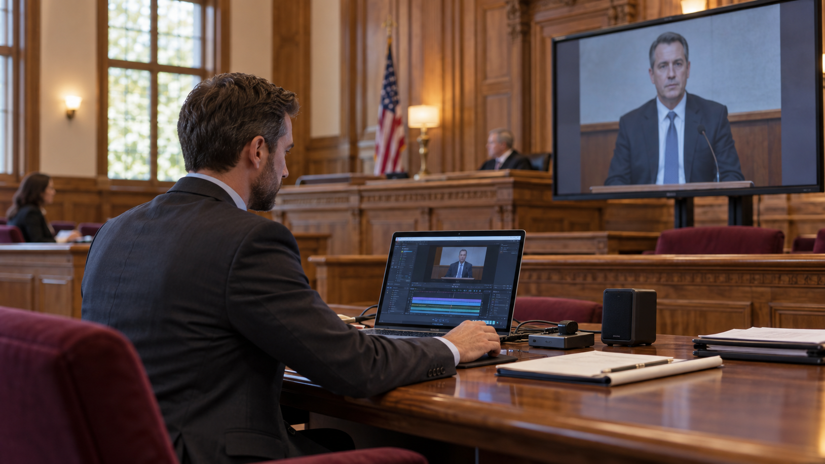 Trial Tech Support in Bucks County: Testing Courtroom Video Playback